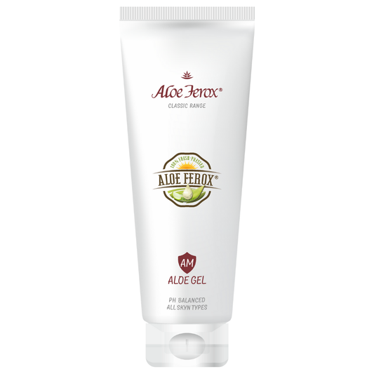 Aloe Ferox AM Aloe Gel , antimicrobial skin-care gel enriched with aloe extract to soothe, calm and support skin healing and regeneration.