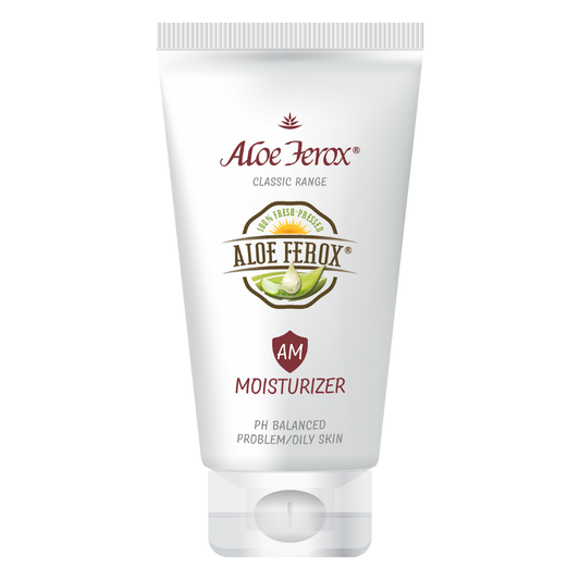 Aloe Ferox AM Moisturizer , lightweight antimicrobial facial moisturizer for oily/problem skin that helps refine pores, reduce irritation and protect against acne bacteria