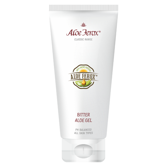 Aloe Ferox Bitter Aloe Gel – Aloe Ferox Bitter Aloe Gel. Multi-function skincare gel with bitter aloe and herbs to soothe, help detoxify and protect skin