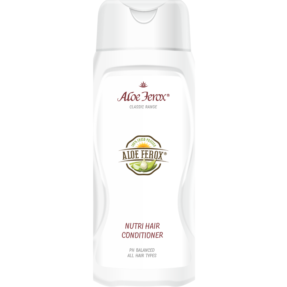 Aloe Ferox Nutri Hair Conditioner – moisturising conditioner that supports healthy hair growth, reduces hair loss, and restores scalp pH for shiny, smooth hair