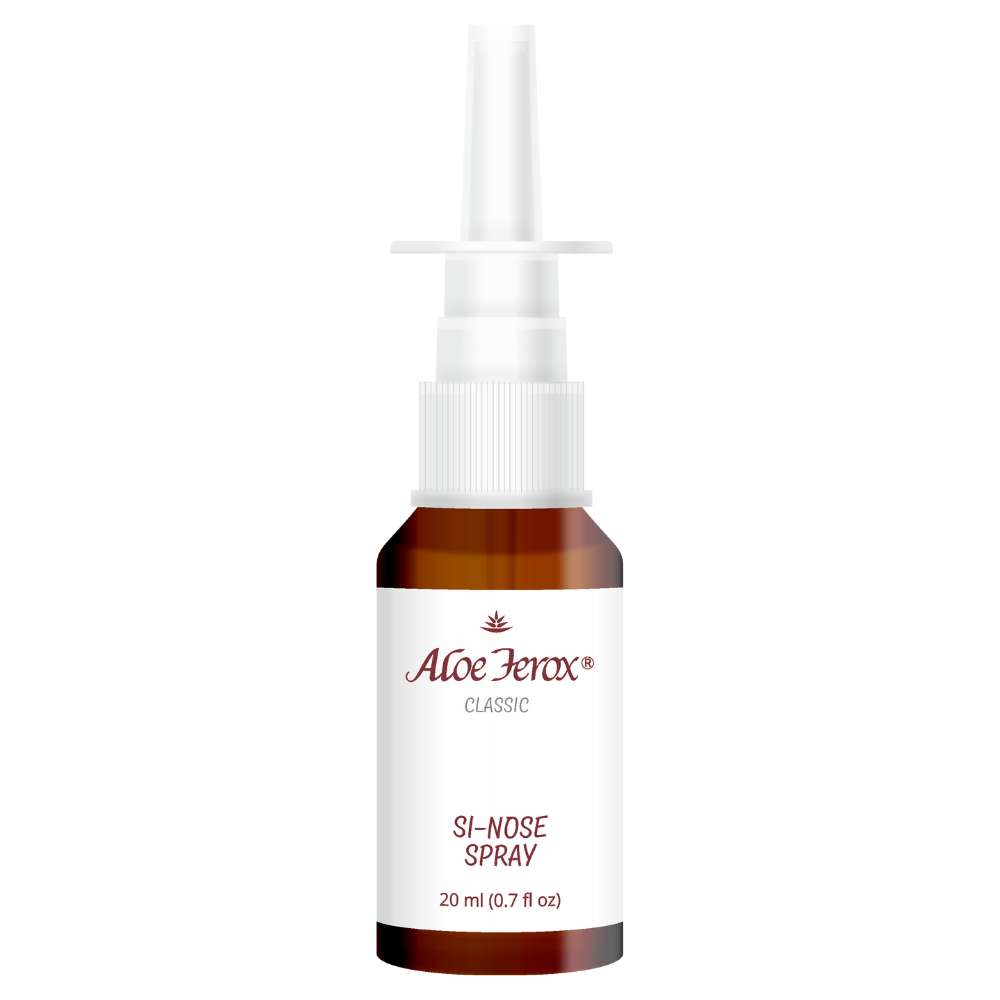 Aloe Ferox soothing nasal spray to relieve dryness and maintain comfort.