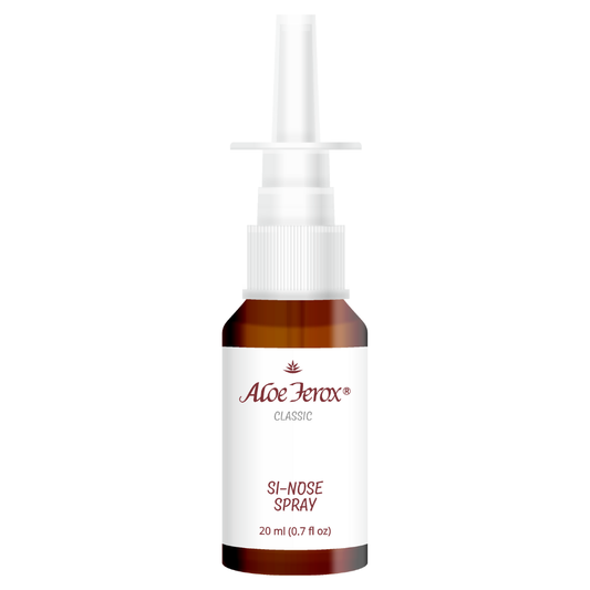 Aloe Ferox soothing nasal spray to relieve dryness and maintain comfort.