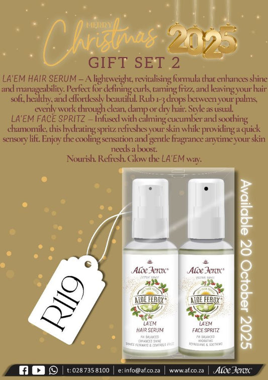 CHRISTMAS GIFT SET - Hair Serum and Face Spritz