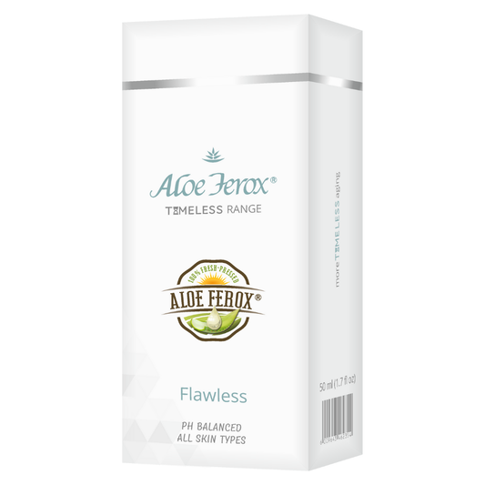 Aloe Ferox Timeless Flawless – skincare cream to target pigmentation. Proven results every time.