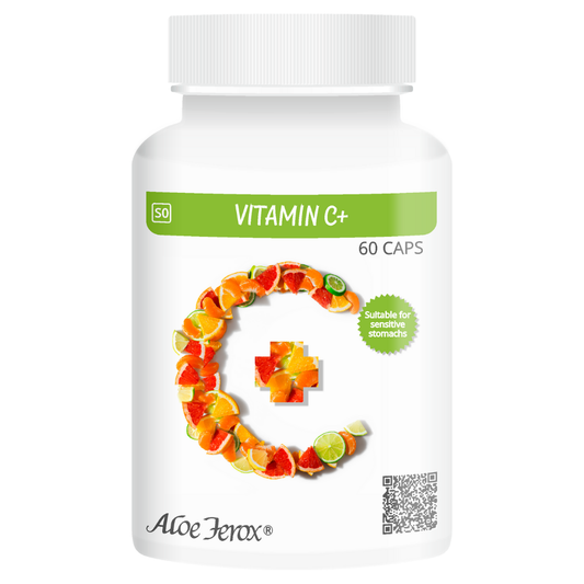 Aloe Ferox Vitamin C supplement.  Suitable for sensitive stomachs