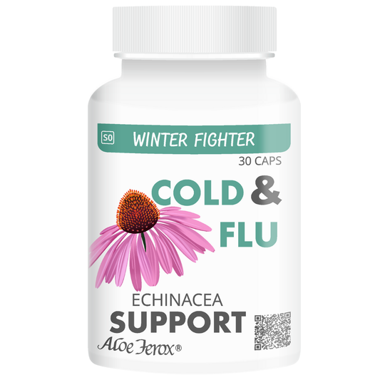Winter Fighter cold and flu support supplement with echinacea.